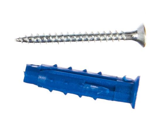 Саморез ШУц Tech-Krep 3,0х30 потайная головка + дюбель 5х25 100 шт - пакет 112935 