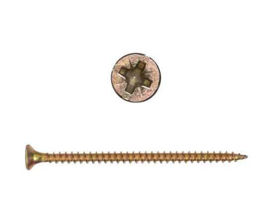 Саморез КРЕП-КОМП желтый цинк, POZY, 3x50, 80 шт. жд350мф 