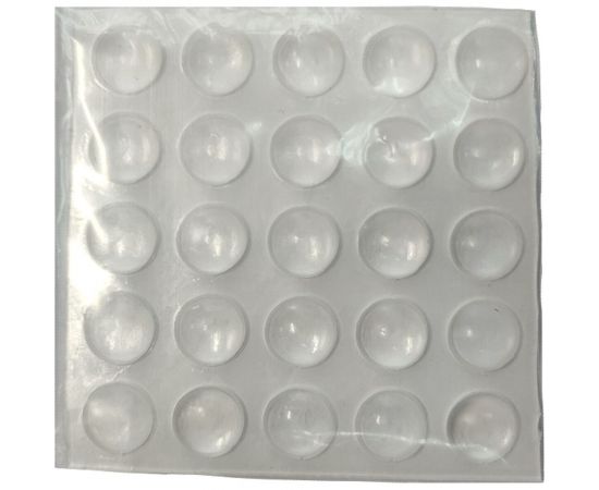 Самоклеящийся прозрачный демпфер Скобяной 8х3 мм 008462 