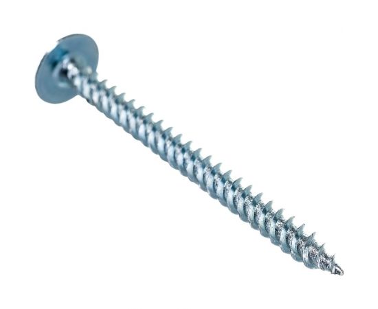 Саморез Стройметиз 4,2х50 металл-металл с прессшайбой, цинк, уп. 500 шт. ведро 2050336 