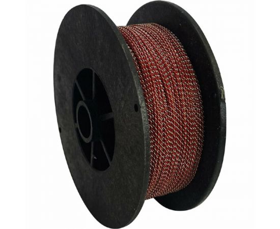 Пломбировочная проволока ТПК Технологии Контроля нейлон+нержавейка, 0.8/100м (красная) 24183 