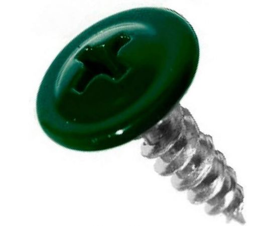 Саморез Tech-Krep ШСММ 4,2х16 темно-зеленый KP RAL 6005 20 шт, пакет 125487 