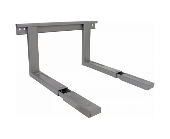 Настенный кронштейн для СВЧ Eurokitchen вылет 385-535 мм, макс. нагрузка 35 кг, серебристый MW101G 