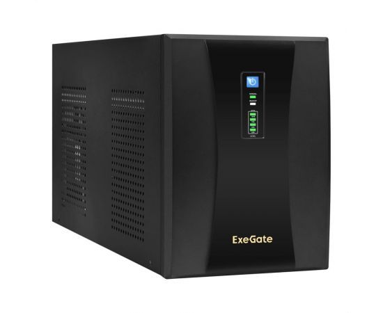 Источник бесперебойного питания ExeGate SpecialPro UNB-3000.LED.AVR.2SH.4C13.RJ.USB 3000VA/1800W, 2Sch/4C13,RJ45/11,USB, металлический корпус, Black 292615 