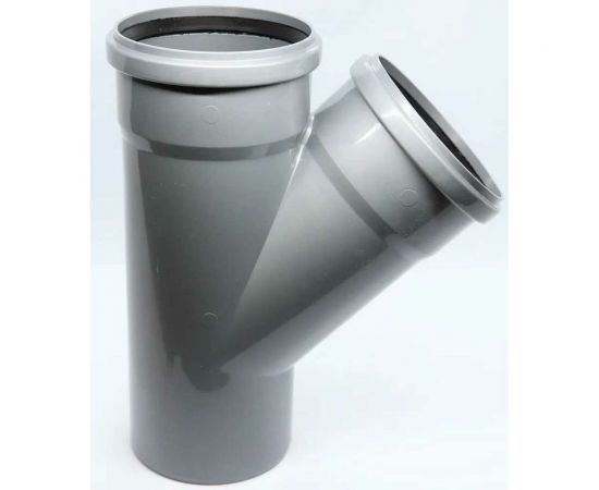 Тройник Flextron D 110 мм 45 градусов, для внутренней канализации 139832 