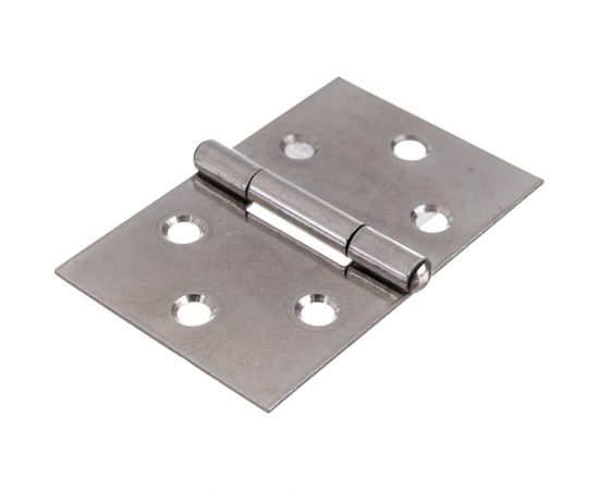 Петля VORMANN прямая широкая 40x60х0,9 мм, нержавеющая сталь 010504040 