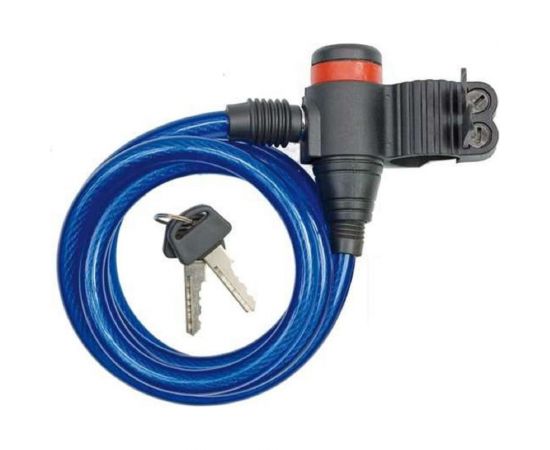 Замок велосипедный VOREL 10 мм Х 1800 мм 77835 