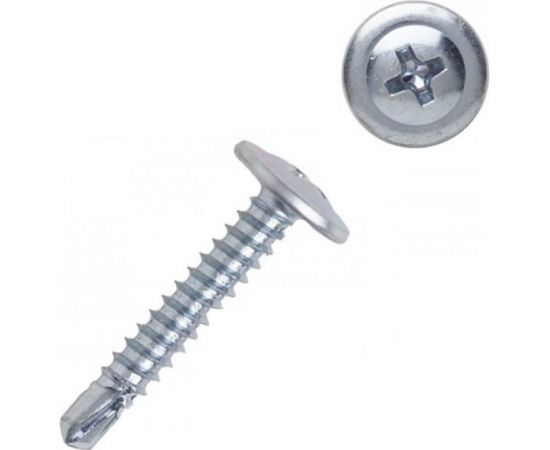 Саморез с прессшайбой МЕТАЛЛСЕРВИС 4.2x16 со сверлом. оцинк. 8000 шт. 1230706 