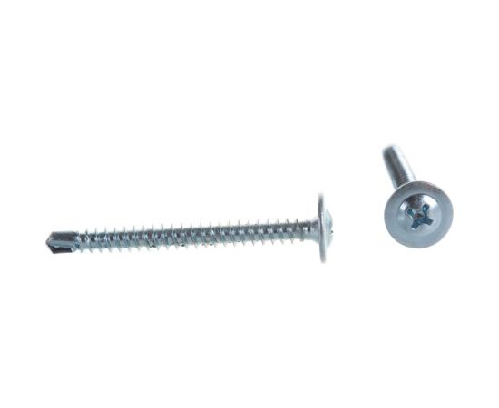 Саморез Госкреп ШСММ пресс-шайба, сверло, 4.2х41 мм, 500 шт., большой пластиковый контейнер, 1500 мл 1-0016110 