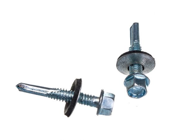 Кровельный саморез с длинным сверлом Метизный двор 5,5х38, 200 шт. 4690441023797 