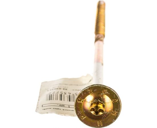 Универсальный саморез ГОСКРЕП конструкц. 8,0 x 200 желт., пресс шайба TX40 14-0016850 – изображение 2