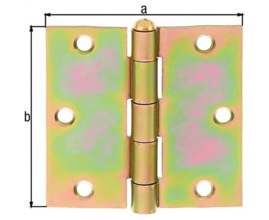 Уголок-шарнир GAH ALBERTS крепежный, оцинкованный, 90x90 мм 213299 – изображение 2