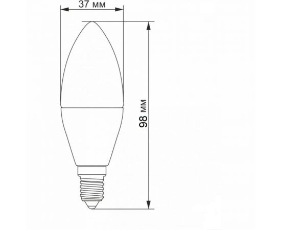 Светодиодная лампа Econ LED CN 6,5Вт E14 3000K B35 ES 7265011 – изображение 2