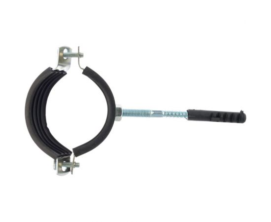 Металлорезиновый хомут с дюбелем и шурупом СТМ 2 60-64 мм CHSR0002 – изображение 2