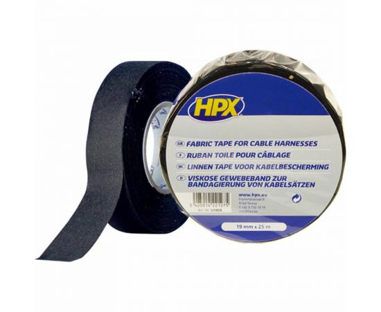 Изоляционная тканевая лента HPX LI1925 19 мм х 25 м, черная 5425014221275 – изображение 2