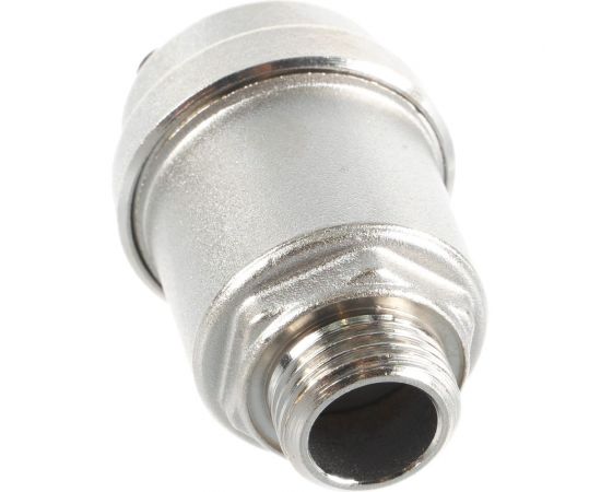 Автоматический воздухоотводчик с нижним подключением и верхним выпуском HP 1/2 никелированный Uni-Fitt 230N2000 – изображение 2