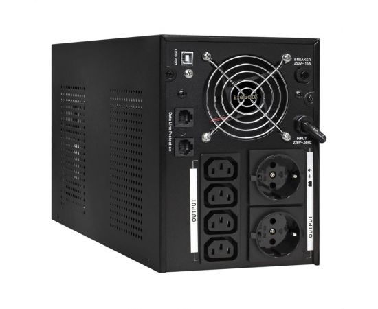 Источник бесперебойного питания ExeGate SpecialPro UNB-3000.LED.AVR.2SH.4C13.RJ.USB 3000VA/1800W, 2Sch/4C13,RJ45/11,USB, металлический корпус, Black 292615 – изображение 2