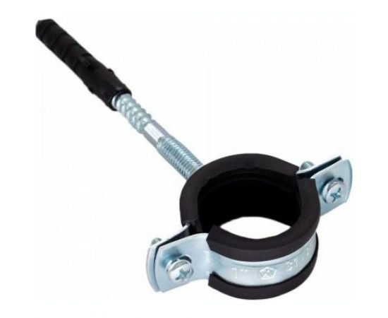 Металлорезиновый хомут с дюбелем и шурупом СТМ 1-1/4 38-43 мм CHSR0114 – изображение 2