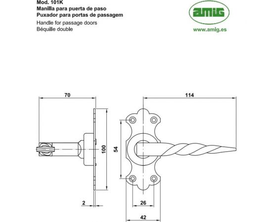 Фалевая ручка Amig R 101К NGM 12631 101K – изображение 2