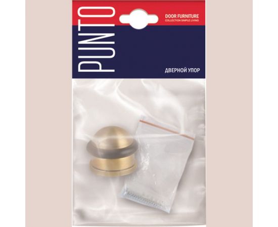 Дверной упор PUNTO DS PF-26 SG-4 матовое золото 34721 – изображение 3