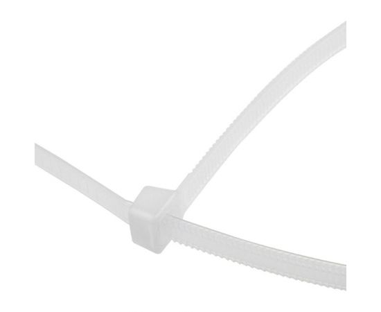 Нейлоновая хомут-стяжка с тройным замком REXANT 500x7,6 мм, белая, упаковка 100 шт. 67-0502 – изображение 3