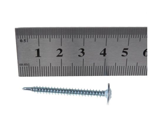 Саморез Госкреп ШСММ пресс-шайба, сверло, 4.2х41 мм, 500 шт., большой пластиковый контейнер, 1500 мл 1-0016110 – изображение 3