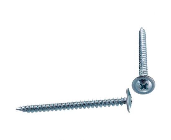 Саморез Стройметиз 4,2х50 металл-металл с прессшайбой, цинк, уп. 500 шт. ведро 2050336 – изображение 3