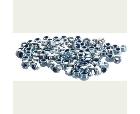 Гайка с контрящим кольцом КРЕП-КОМП DIN985 м4 3000шт гс4ф – изображение 3