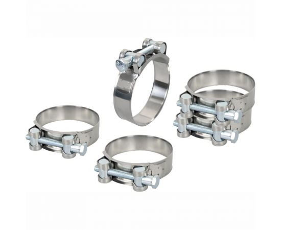 Силовой хомут из нержавеющей стали KRAFT W2, 68-73 мм, уп. 5 шт. KT 880527 – изображение 3