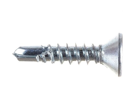 Саморез ZAMETAL 3,5х16 со сверлом и потайной головкой, DIN 7504Р, оц., 1000 шт ZA082174 – изображение 3