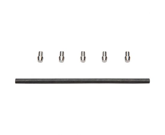 Барная пружинная петля одинарного действия ALDEGHI LUIGI SPA 100х37х33 мм, цвет: оцинкованная сталь, к-т: 2 шт + ключ с декоративными шурупами 103AZ100 – изображение 3