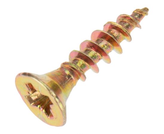 Универсальный саморез KRANZ 3,5x16, желтый цинк, 200 шт. KR-01-3311-001 – изображение 4