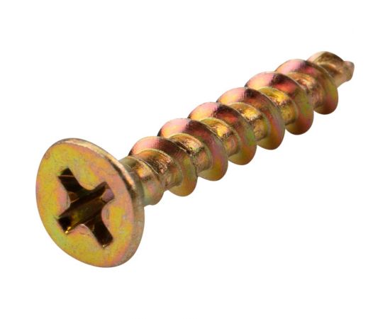 Оконный саморез KRANZ острый 4,1x25 желтый цинк 500 шт. KR-01-3721-007 – изображение 4