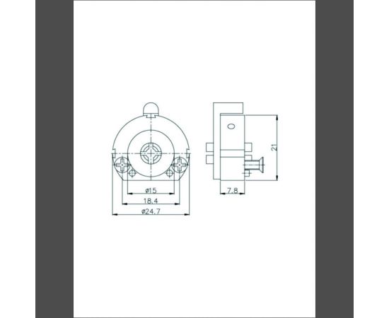Цилиндровый механизм VETTORE BR K 123 под крестовой ключ, 5 ключей 20093 – изображение 4