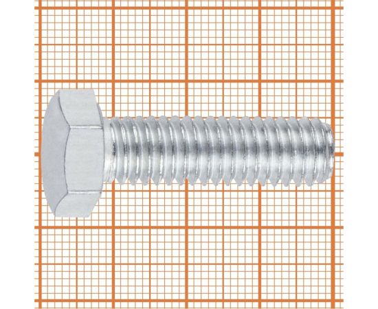 Болт с шестигранной головой FastenPro DIN 933 10.9 M12x40 2 шт., FP-подвес 14-0020583 – изображение 4