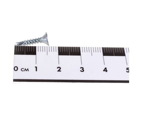 Саморез ZAMETAL 3,5х16 со сверлом и потайной головкой, DIN 7504Р, оц., 1000 шт ZA082174 – изображение 4