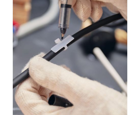 Хомут под маркер REXANT nylon 100 мм 100 шт белый 07-0106 – изображение 4