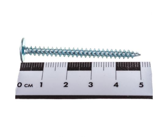 Саморез Стройметиз 4,2х50 металл-металл с прессшайбой, цинк, уп. 500 шт. ведро 2050336 – изображение 4