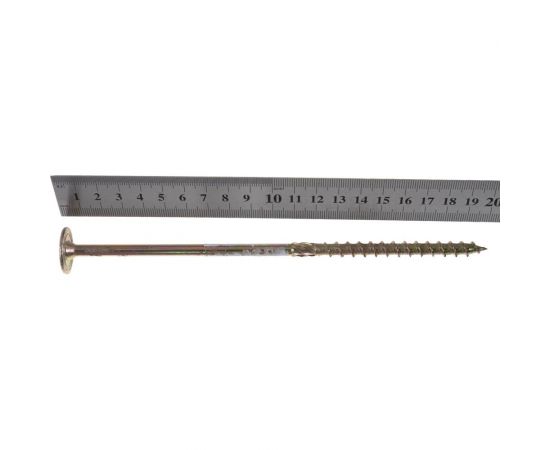 Универсальный саморез ГОСКРЕП конструкц. 8,0 x 200 желт., пресс шайба TX40 14-0016850 – изображение 5