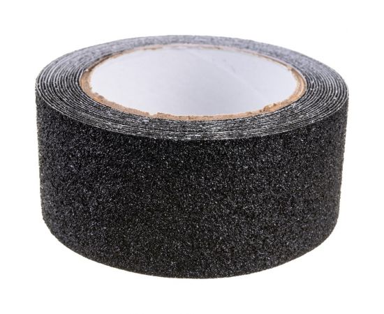 Клейкая противоскользящая лента UNIBOB 50 мм х 5 м черная 211776 – изображение 5