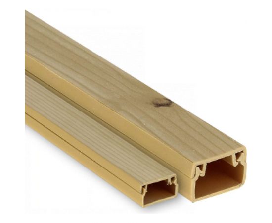 Кабель-канал EKF 16x16 светлое дерево 42 шт по 2 м kk-16-16w 