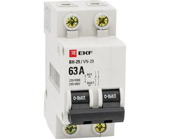 Выключатель нагрузки EKF 2P ВН-29 Basic 40А SQSL29-2-40-bas 