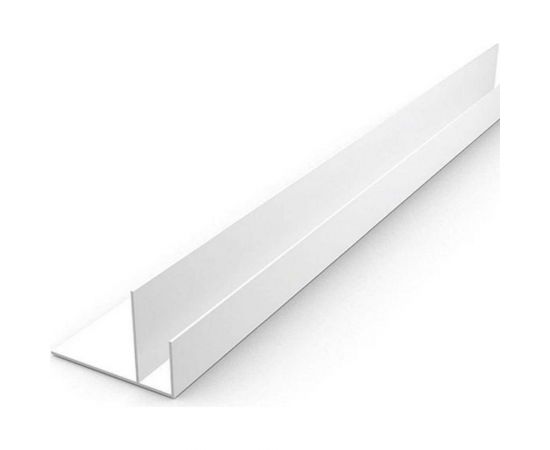 Профиль LXL F-образный 60 8/10 мм, l=3 м, 50 шт. F-60 pvc 