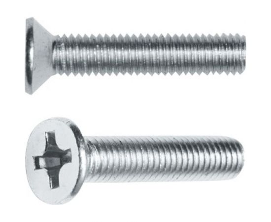 Винт STARFIX потайная головка, М8x16 мм, цинк, класс прочности 5.8, DIN 965, 10 шт. SMZ1-50822-10 