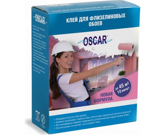 Клей Oscar для флизелиновых обоев сухой, 250 г GOF250-k 