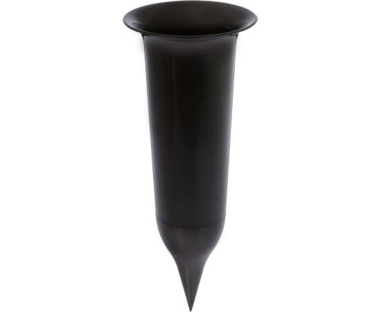 Горшок SANTINO Ритуальный 0.65 л, 10х25 см, черное золото 051535 