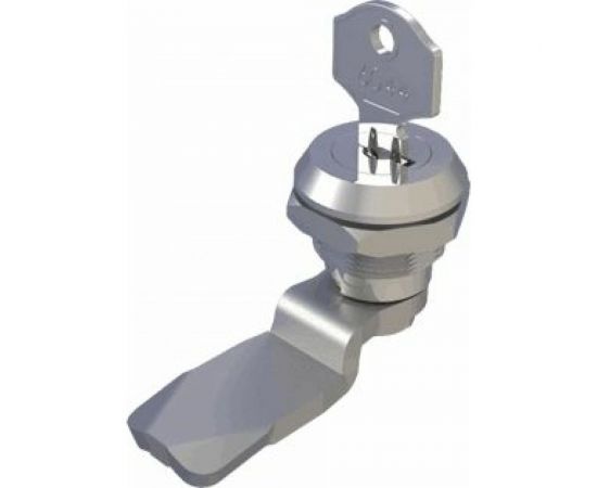 Замок под английский ключ ТРИЗАМ (2 кл в уп.), с ригелем металл, хром ЗЧА05.М.2.01.1061.К TRZ0033 