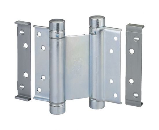 Петля 2-го действия ALDEGHI LUIGI SPA 148x50x42 мм, оцинк. сталь, к-т 2 шт. + ключ 101AZ150B2 