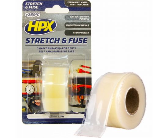 Вулканизующая силиконовая лента HPX SI2503 25 мм х 3 м, прозрачная 5425014225884 