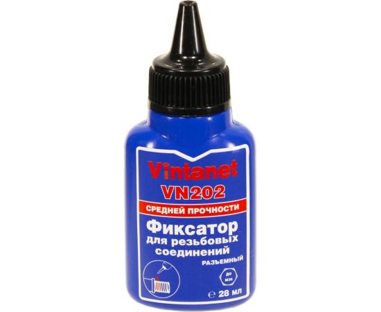 Фиксатор для резьбовых соединений, средней прочности, анаэробный VINTANET VN202 28 мл VN20228ML 